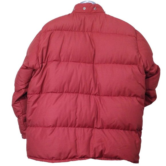 Vintage 70's Stearns Hansa-Branta Goose Down Puffer Parka Coat Mens-XL Rusty-Red - Picture 10 of 13